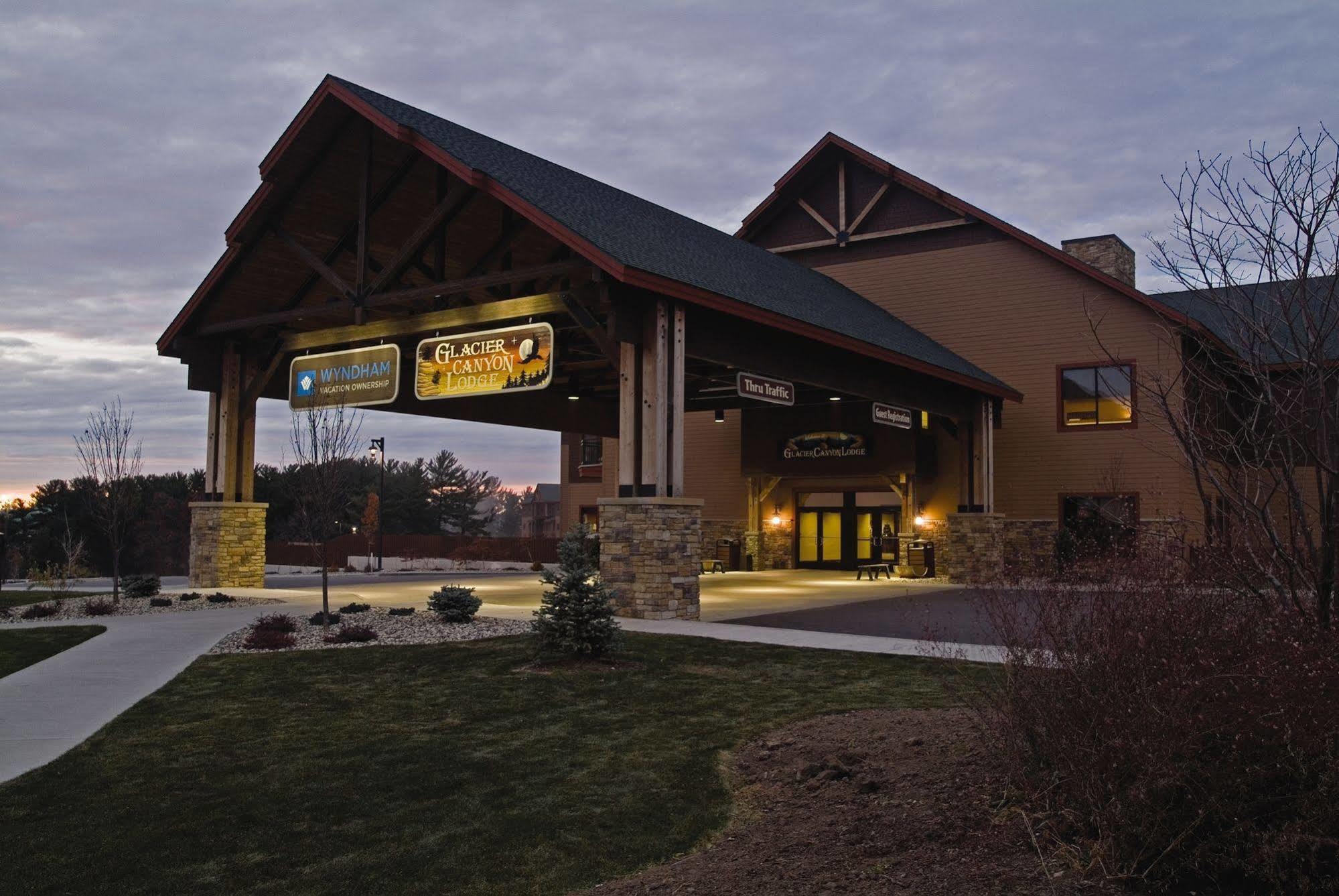 Club Wyndham Glacier Canyon Wisconsin Dells Exterior foto